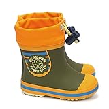 [オシュコシュ] OSHKOSH ベビー長靴 WB144R レインシューズ 防寒 ゴム長 雪国寒冷地仕様 カーキ 14.0cm