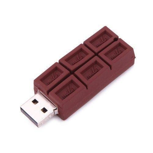 VOOEOO 8GB Novelty Food Shaped USB 2.0 Flash Drive (Chocolate Bar)