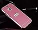HTC One M8 Case,DAMONDY Luxury Anti-scratch Ultra thin Metal Aluminum Frame Case for HTC One M8 (Pink)