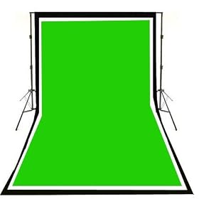 ePhoto Photo & Video Studio Black, White & Chromakey Green Screen, 6x9-Feet... by ePhoto