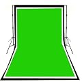 ePhoto 3pcs 10'x20' Chromakey White Black Green Muslin Backdrop Video background