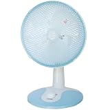 TEKNOS 爽やか卓上扇風機 アクア 18cm TI-1881(A)