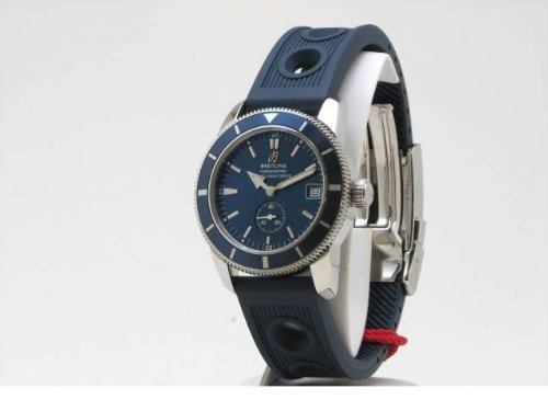 BREITLING Aeromarine SuperOcean Heritage 38 mm Automatic Mens Watch in Steel, Rubber Strap A3732016/C735/OR