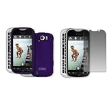 EMPIRE Purple Rubberized Hard Case Cover + Screen Protector for T-Mobile HT ....