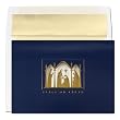 Golden Birth - Religious Christmas Cards