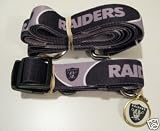 Oakland Raiders Dog Pet Set Leash Collar ID Tag XS