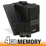  : Acer Aspire AM3641-ED7200A Desktop PC - Intel Core 2 Duo E7200 2.53GHz, 4GB DDR2, 500GB HDD, DVDRW, Flash Reader, NVIDIA GeForce 7100 HDMI, Gigabit LAN, Windows Vista Home Premium 64-bit