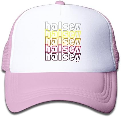 LINNA Kids Boy's & Girl's American Famous Singer Cotton Hats Travel Snapback Hat For Outdoor Sports Pink.