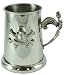 Pewter Skull & Crossbones Tankard Stein