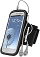 igadgitz Black Reflective Anti-Slip Neoprene Sports Gym Jogging Armband for Samsung Galaxy S3 III i9300 Android Smartphone Cell Phone (Compatible with all carriers incl AT&T, Sprint Nextel, T-mobile & Verizon Wireless)
