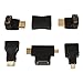 wawpi Hdmi Cable Adapters 6pack MiniHdmi or Micor Hdmi or Male fmale