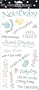 Me & My Big Ideas Sayings Stickers 5-1/2 Inch by 12 Inch Sheet Packaged, Baby