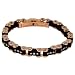 Jewelry : Stainless Steel & Rubber Rose-Tone Invicta Elements Bracelet