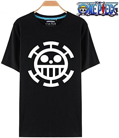 Topin? Anime One Piece T-shirt Black Law T-shirt S