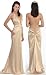 #912 - BEST SELLER - Formal Evening Gown. Elegant Satin finish dress with a open back styling and sweeping full length hemline