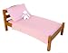 Tadpoles 100% Cotton Gingham Toddler Sheets PINK