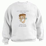 Don't listen to the voices in your head Listen to your Drug Dealer Adult Sweatshirt WHITE X-LARGE