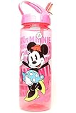 Silver Buffalo DL0264 Disney Minnie BPA-Free Tritan Water Bottle, 20 oz., Purple