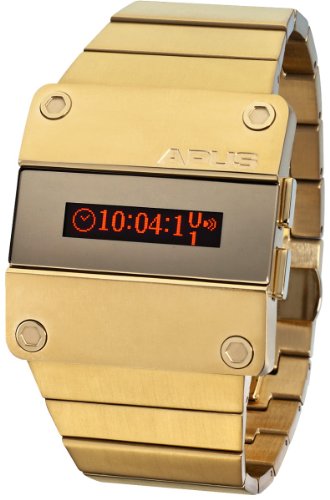APUS Beta Red Desire Montre OLED pour Hommes Deuxieme Fuseau Horaire