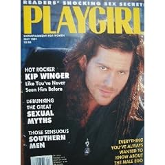 PLAYGIRL MAGAZINE May 1991: How Rocker KIP WINGER