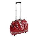 Rockland Rolling Carry-On Bag - Burgundy