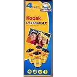 Buy Kodak UltraMax Film 4 Rolls 24 Exposure 35mm Film ISO 400 Speed by Kodak