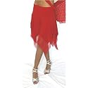 b007 Handkerchief Hem Salsa Skirt