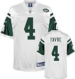 Brett Favre New York Jets White Reebok Premier Jersey