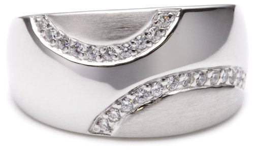 Viventy Damen-Ring 925 Sterling Silber 25 Zirkonia Wei&szlig; Gr. 52 (16.6) 762981 Preisvergleich