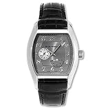 Girard-Perregaux Richeville Mens' Automatic Watch Platinum Grey Dial on Black Leather Strap... by Girard Perregaux
