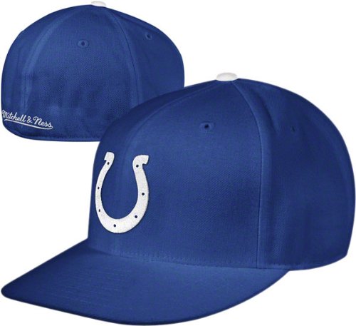 Baltimore Colts Mitchell & Ness Throwback Basic Logo Fitted Hat