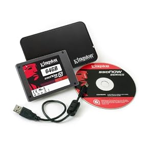 Kingston SSDNow V100 64GB SATA II 3GB/s 2.5 Inch Notebook Bundle SV100S2N/64GZ: Electronics