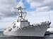 Sailors Stationed Aboard the Guided-Missile Destroyer USS Momsen (DDG 92) Man the Rails Photographic Poster Print