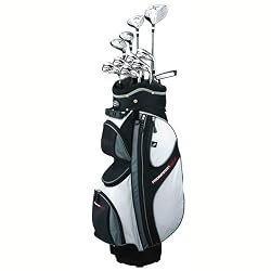 Prosimmon Golf X9 Tall +1" Mens Graphite & Steel Hybrid Club Set + Bag