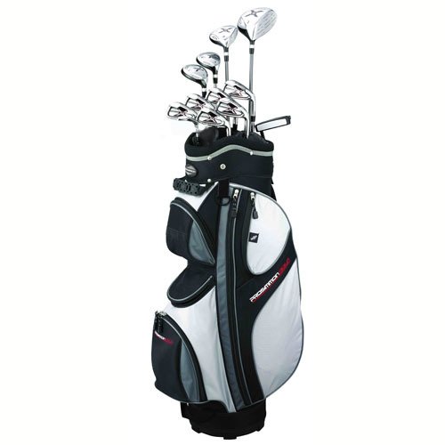 Prosimmon Golf X9 Tall +1 Mens Graphite & Steel Hybrid Club Set + Bag