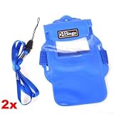 Neewer 2x Blue Waterproof Jacket/Case/Bag Cell Phone PDA Digital Camera