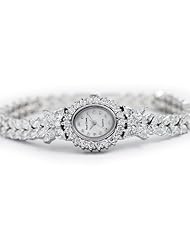 Royal Crown Womens Ladies Jewelary Watch 2527B silver Silver Dial Stainless Steel Watch