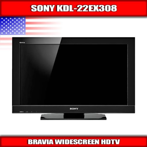 Sony BRAVIA EX308-Series KDL-22EX308 22-Inch 720p LCD HDTV, Black