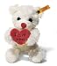 "I Love You" Classic White Teddy Bear with Red Heart: Perfect Gift Idea for Valentines Day, Engagement, Wedding, Sweethearts, Lovers and everyone else!