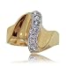 New Yellow Gold Diamond Ring North South Diamond Design