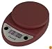 Escali Primo Digital Scale, in Burgundy