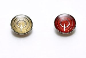 Kobutsuya [Fate/Zero] Crystal Dome Pierced Earrings [Archer Team] (japan import)