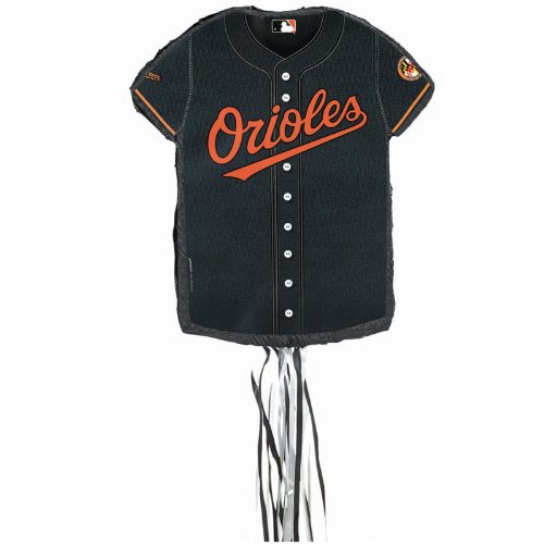 Baltimore Orioles Baseball - Shirt Shaped Pull-String Pinata