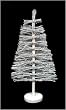3' Pre-Lit White Country Twig Artificial Christmas Tree - Multi Lights