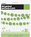 Unique Paper Dot Party Garland, 9 Ft, Lime Green