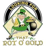 Women's Sweatshirt : Looking For That Pot Of Gold - Irish St Patricks Day Beer Leprechaun