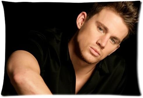 CHANNING TATUM Zippered Pillow Cases Cover Cushion Case 20x30 (Two sides)