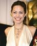 Angelina Jolie 12x16 Color Canvas Print (Smiling at the Academy Awards)