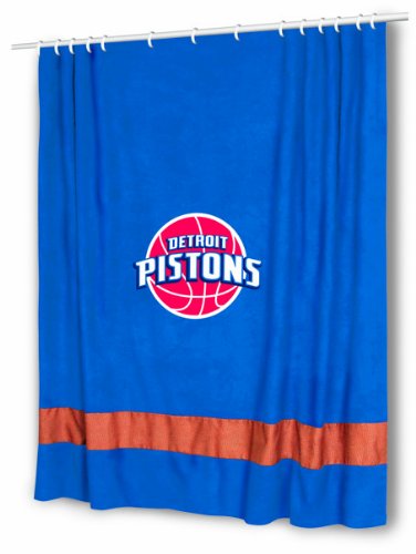 NBA Detroit Pistons Shower Curtain