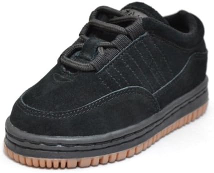 Peaks Boy's Bart-T Black Suede Skateboard Shoe 9 M US